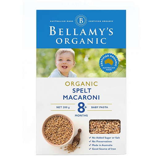 Bellamy's Organic Macaroni - Bellamys [ Baby &amp; Toddler Pasta ]