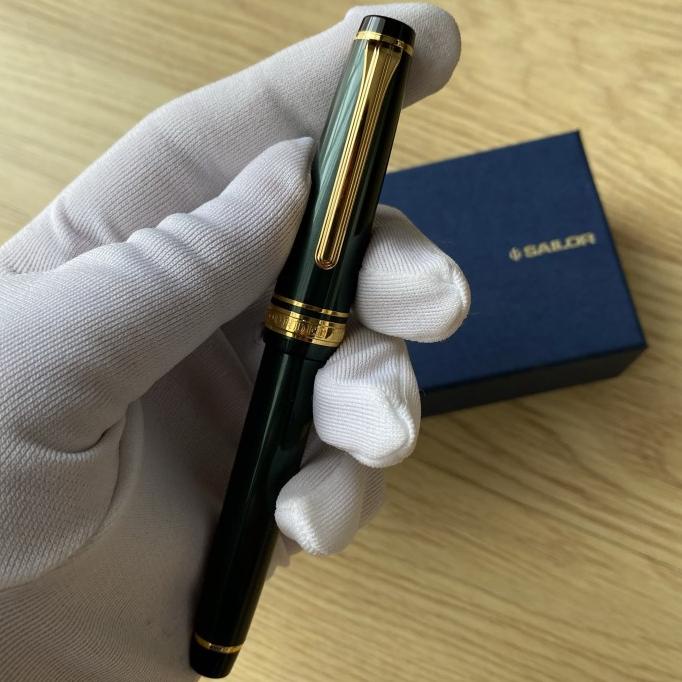 

SAILOR Shikiori Soraha Fountain Pen #Pilot Iroshizuku Platinum 3776