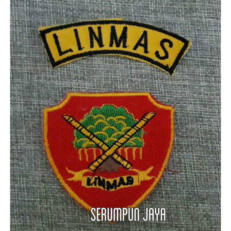 EMBLEM PATCH BORDIR LINMAS - EMBLEM LINMAS