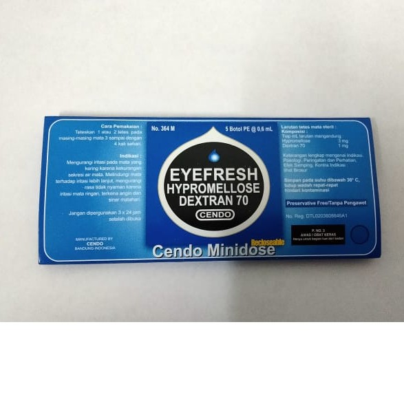 Cendo Eyefresh Minidose MD mata kering