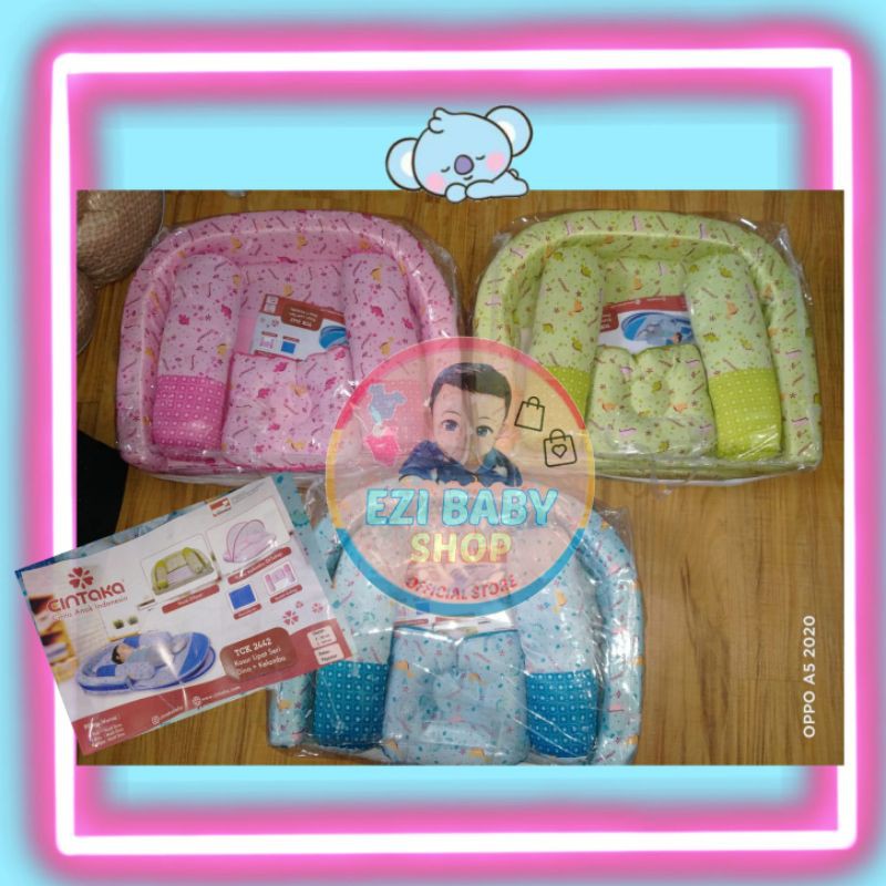 TCK 2442 CINTAKA KASUR LIPAT BABY + KELAMBU SERI DINO