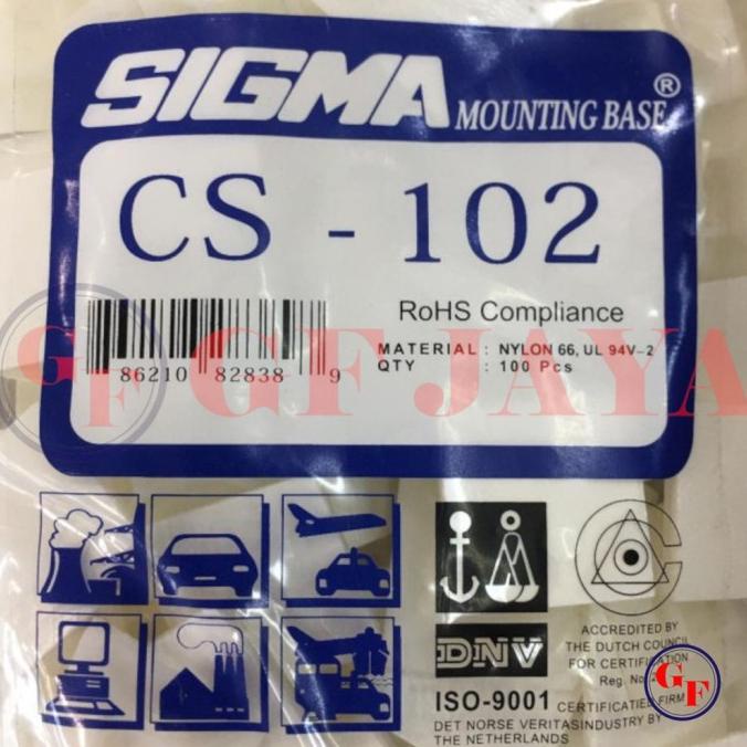 

[[COD]] Tie Mount Sigma / Sigma Mounting Base CS 102 BERKUALITAS Kode 1182