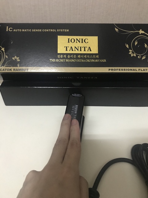 Catok Rambut Ionic Tanita 2 Jari (2.5cm) Asli Professional Flat Iron