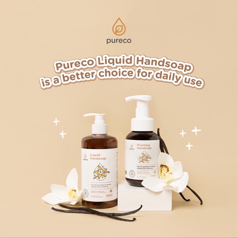 pureco foaming hand soap 300ml