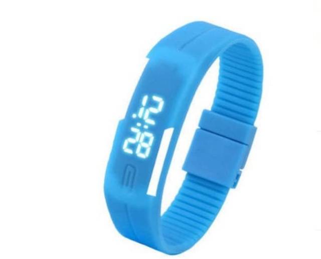 Jam Tangan gelang LED digital anti air unisex sport