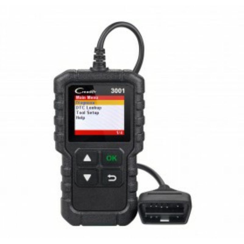 Creader LAUNCH Scanner Diagnostic Mobil OBDII (ORIGINAL) - 3001 - Black