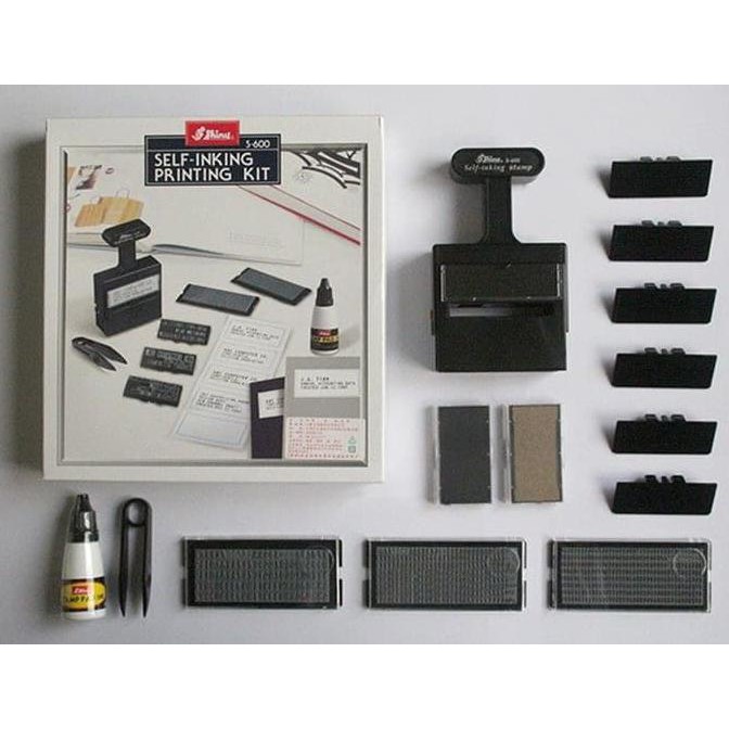 

BARANG BARU Stempel Bongkar Pasang Shiny Self-Inking Printing Kit S-600 Great