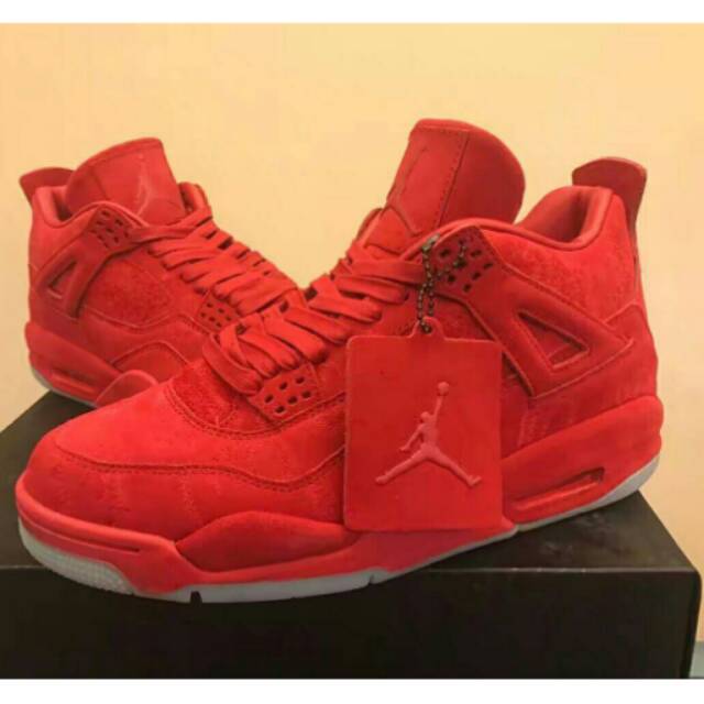 red suede 4s