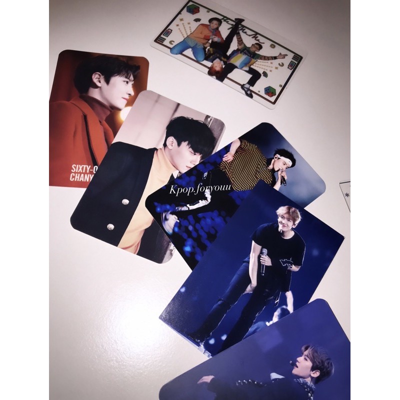 EXO PHOTOCARD FANSITE - SUHO CHEN BAEKHYUN CHANYEOL KAI D.O XIUMIN LAY SEHUN