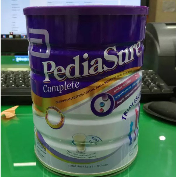 PEDIASURE COMPLETE RASA VANILLA BERAT 850 G ABBOT Original