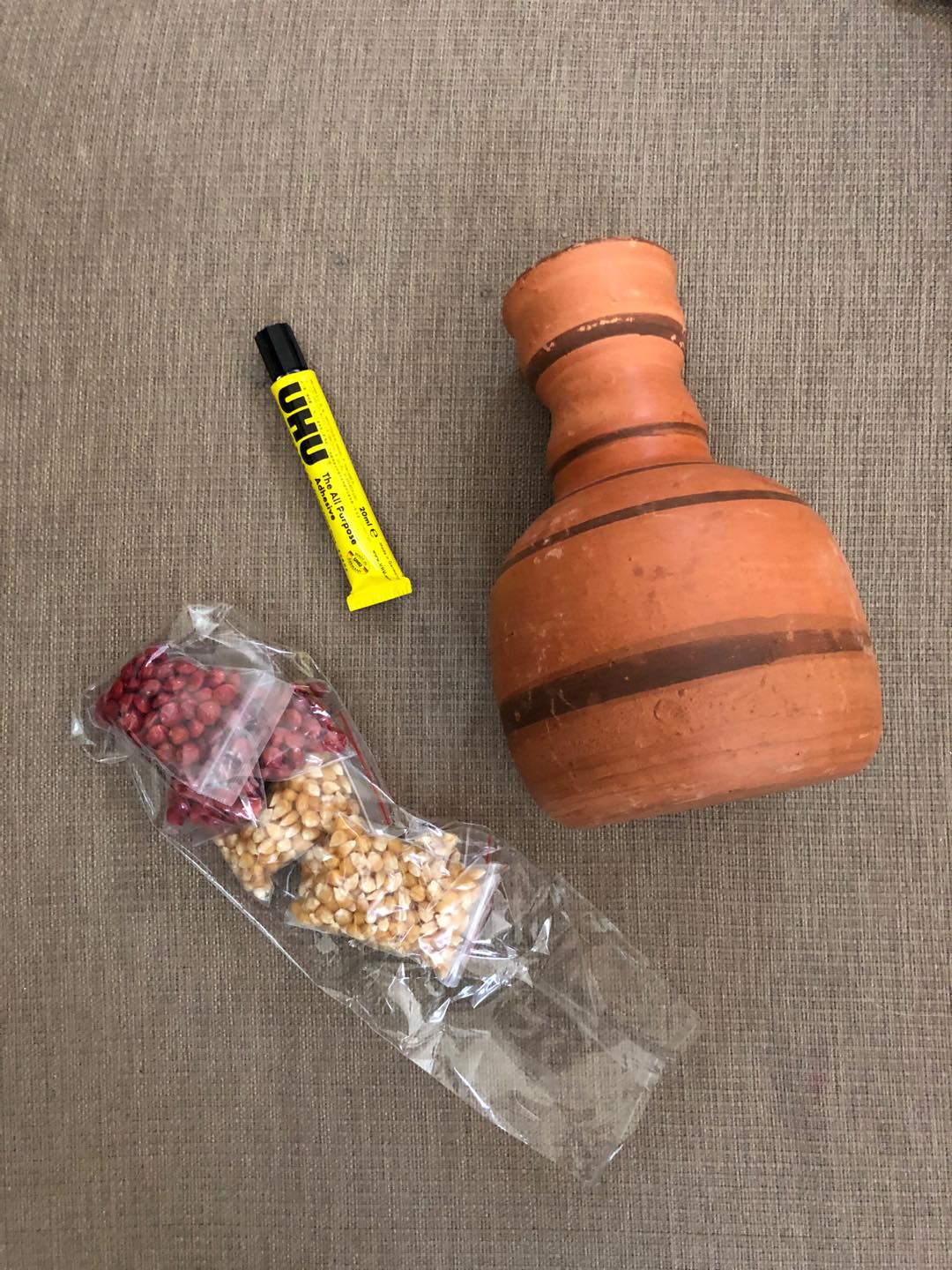 Vas Bunga Tanah Liat/vas Gerabah Uk Besar