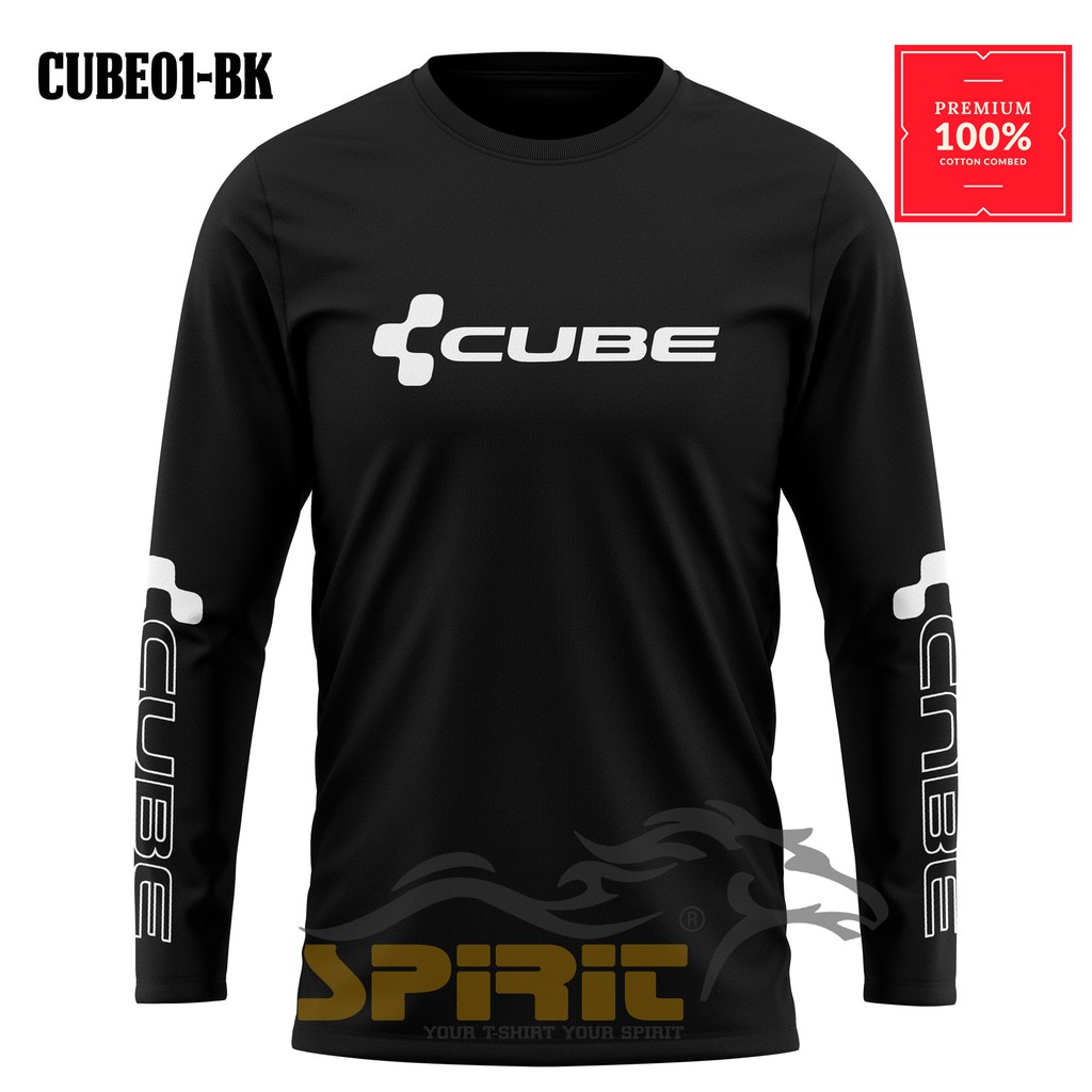 [TERBARU] Kaos sepeda CUBE lengan panjang tshirt goes