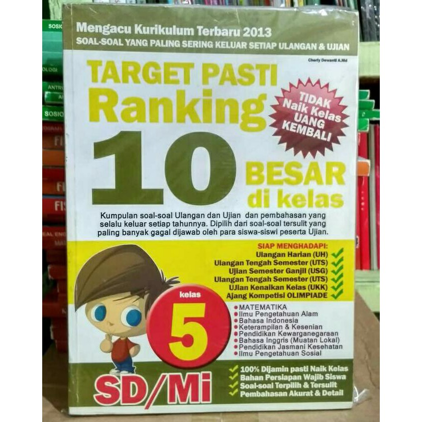 Latihan Soal Target Pasti Rangking 10 Besar Kelas 5 Sd Shopee