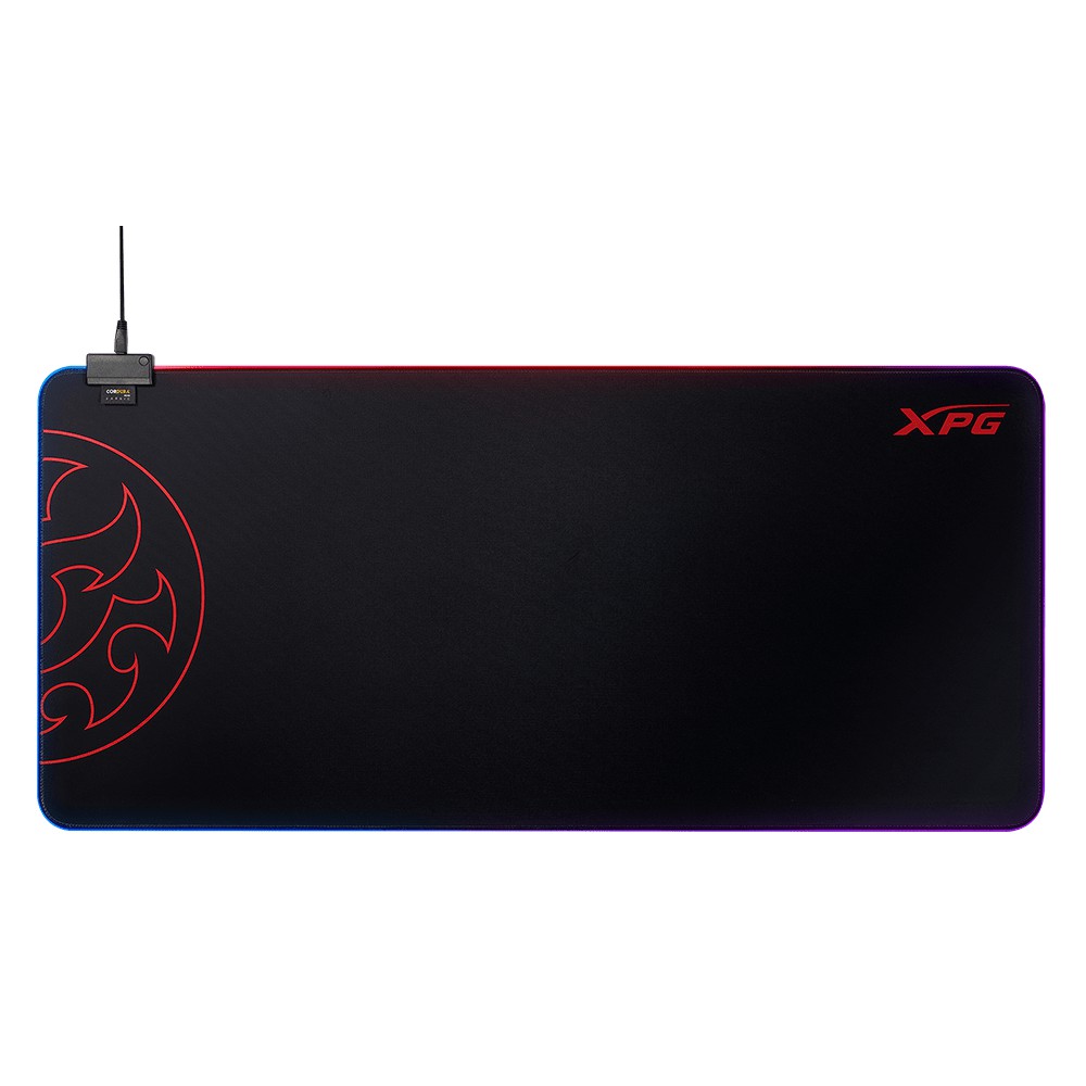 ADATA XPG Battleground XL Prime - Gaming Mousepad 2 ZONE RGB lighting