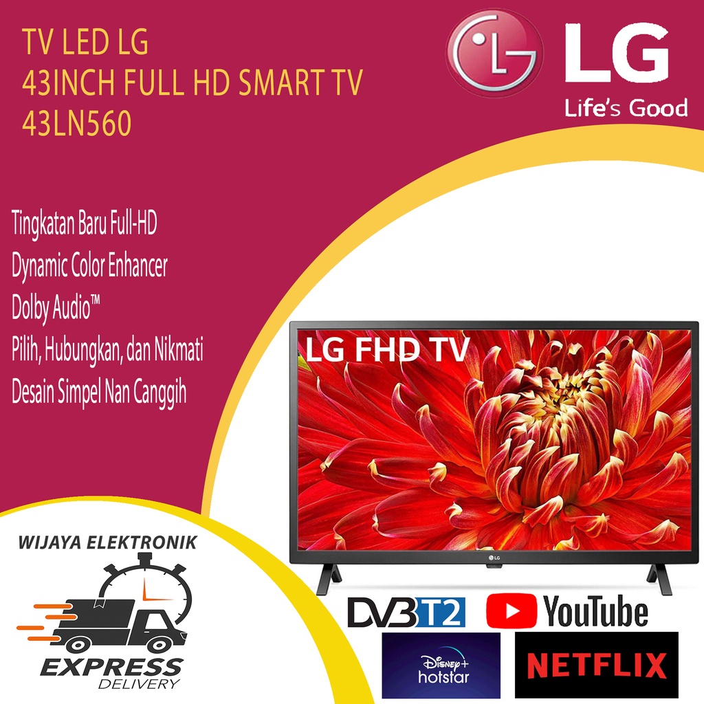 TV LED 43 INCH LG 43LN560 FULL HD SMART TV