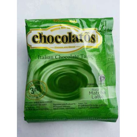 

Chocolatos Matcha Latte Sachet - 1 renceng isi 10 pcs