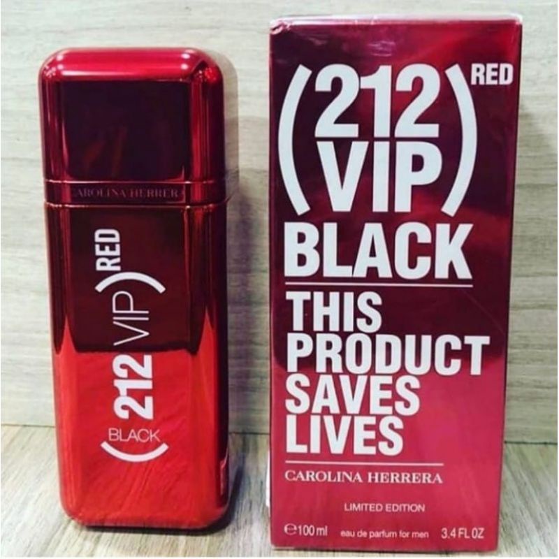 parfum Cherrera 212 vip black red limitied edition