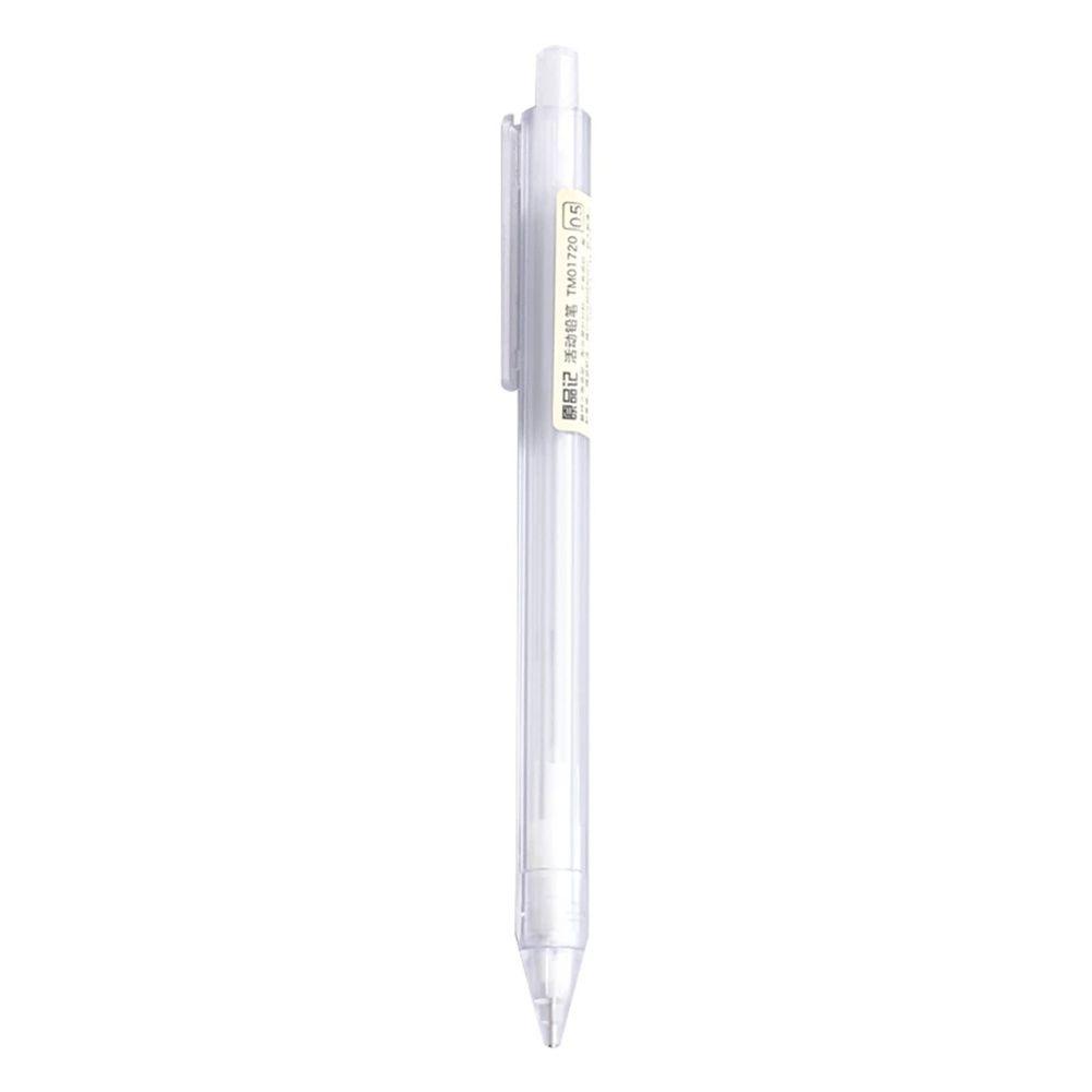 LANFY Pensil Mekanik Perlengkapan Sekolah Kantor Gambar 0.5 /0.7mm Transparan Automatic Pencil