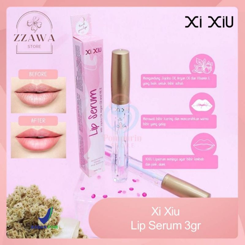 XI XIU Lip Serum Dewy - Pelembab Bibir XiXiu Original BPOM