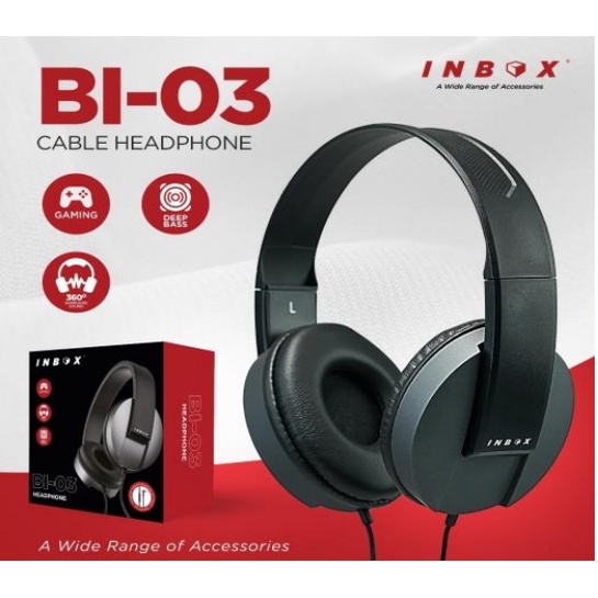 INBOX Headphone BI 1 / 2 / 3 / 4 / 5 / 6 / 7 Headphone Gaming Cable Headphone Bass