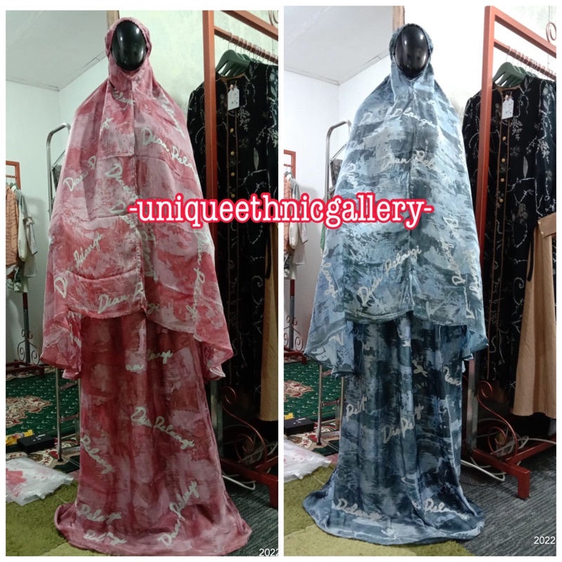 mukena setelan Dian pelangi