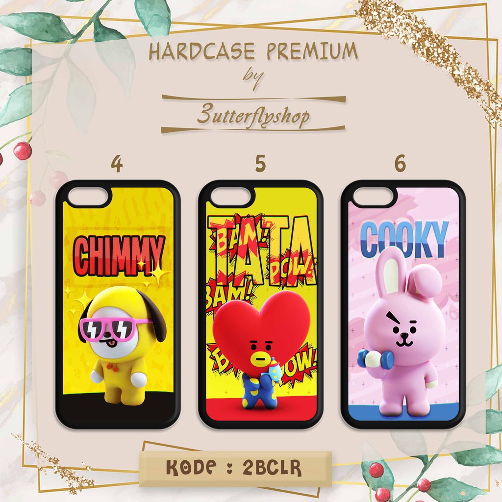 Hardcase BT 21 Chibi casing case HP xiaomi samsung iphone oppo vivo realme redmi meizu