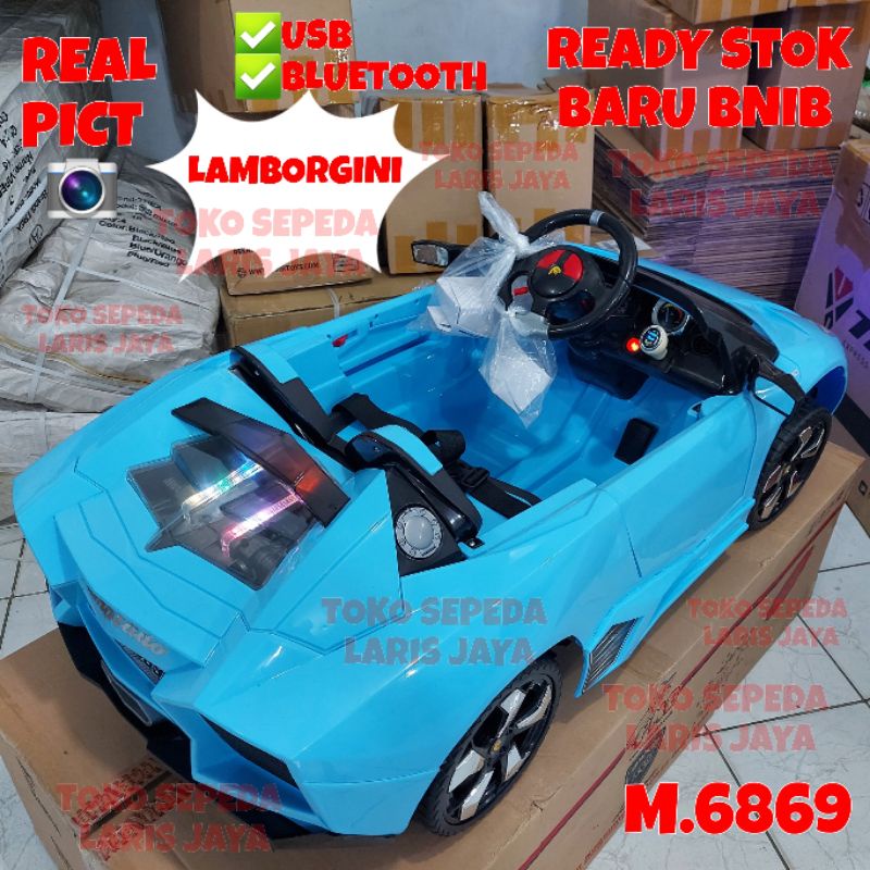 MOBIL AKI ANAK LAMBORGINI PMB M-6869 , MOBILAN AKI ANAK LAMBORGINI PMB M6869 , MOBIL AKI LAMBORGINI TERBARU 2022-1