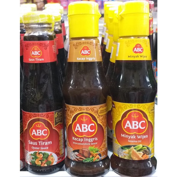 

KZ - ABC saus tiram, kecap inggris, minyak wijen 195ml