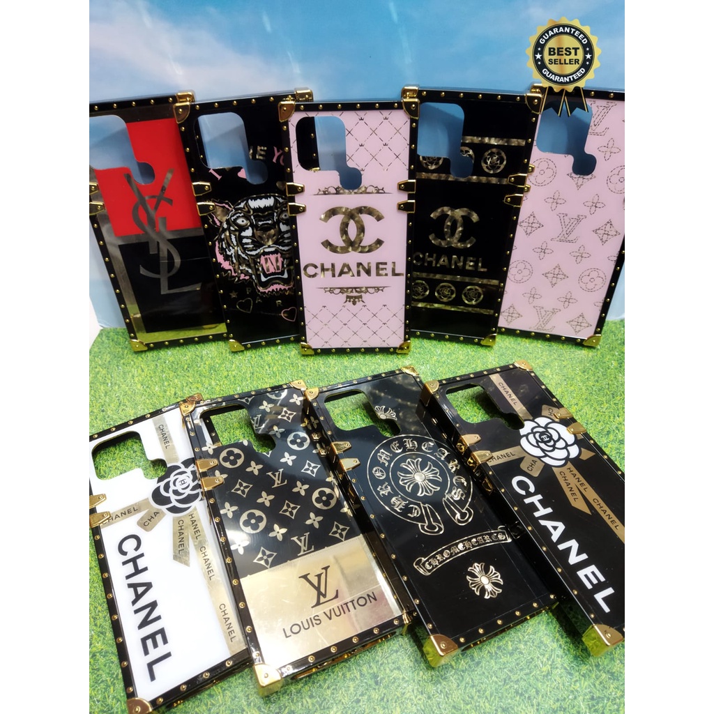 SP88 -  INFINIX SMART 6 CASE MOTIF CHANNEL LUXURY LOUIS VUITTON LEATHER MIRROR PREMIUM CASING BRENDE