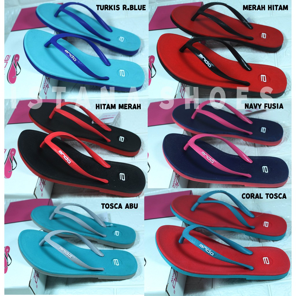 Sandal Ando Kelly Sendal Perempuan Empuk dan Nyaman dipakai Ando Kelly Sandal Jepit Wanita