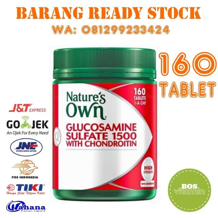 DISKON -  Nature's Own Glucosamine Chondroitin 1500 - 160 Tablet