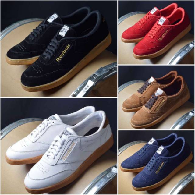 Sepatu Tenis Pria Reebok Club C85 Indor Terlaris