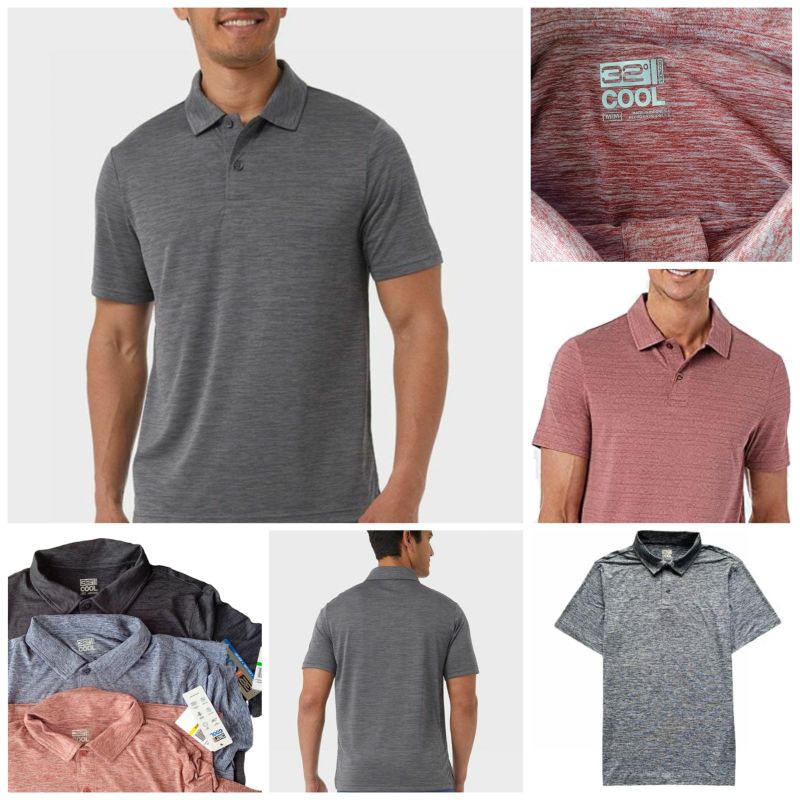 1/005 32 Degrees Cool Men's Polo Golf