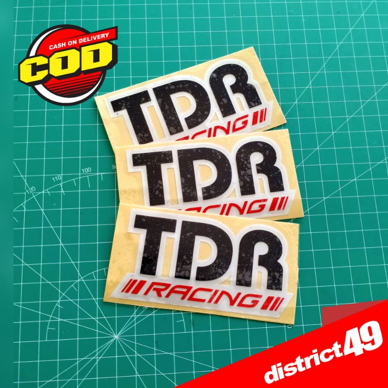 Jual Cutting sticker - Stiker cutting TDR Racing - Stiker TDR Racing ...