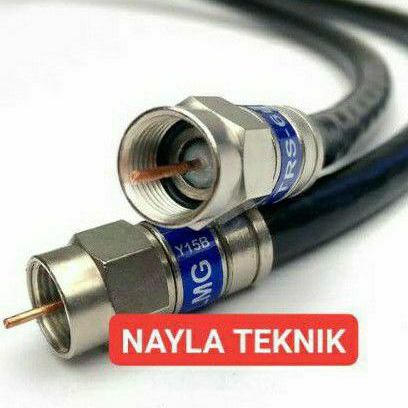 KABEL ANTENA RG6 DENGAN KONEKTOR BELDEN BIRU