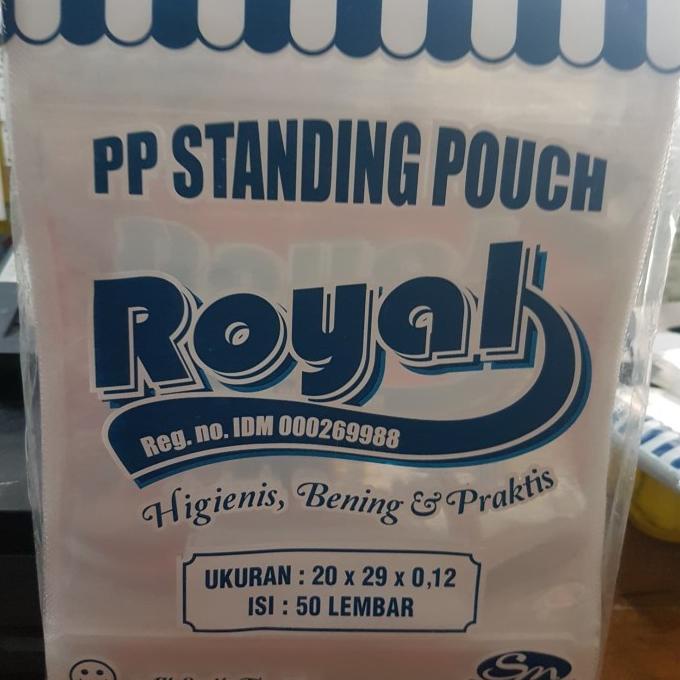PLASTIK STANDING POUCH 20X29