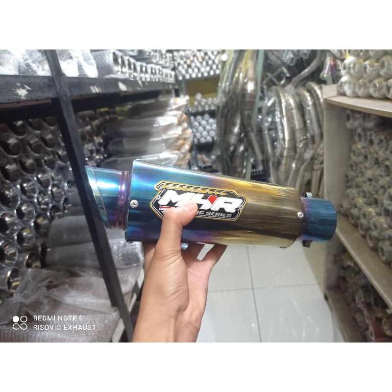 Knalpot MHR RACING Two Tone Silincer Only Original