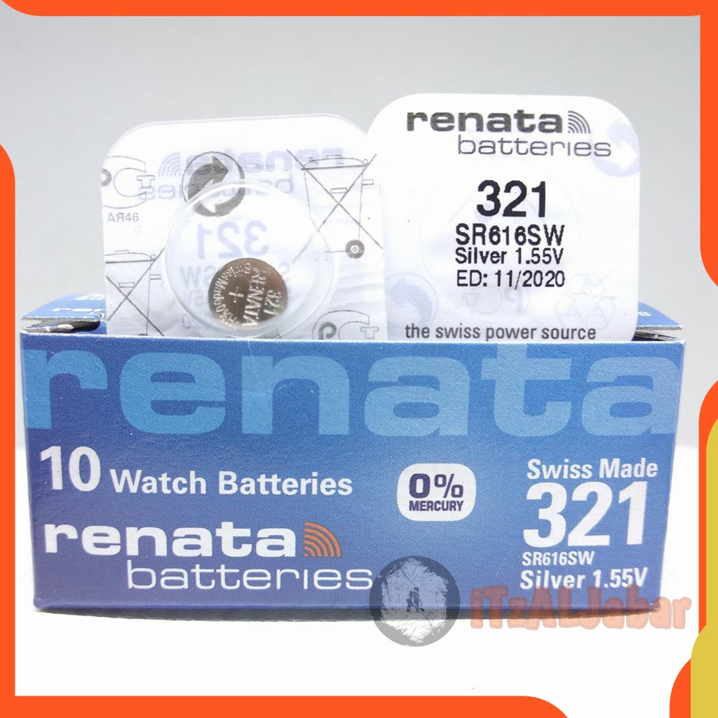 Baterai Renata 321 batre Renata SR616SW Original