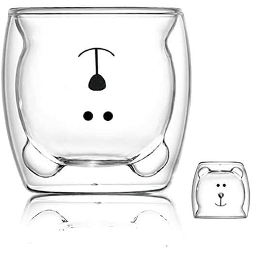 DOUBLE WALL GLASS BEAR | GELAS KACA DINDING GANDA BERUANG