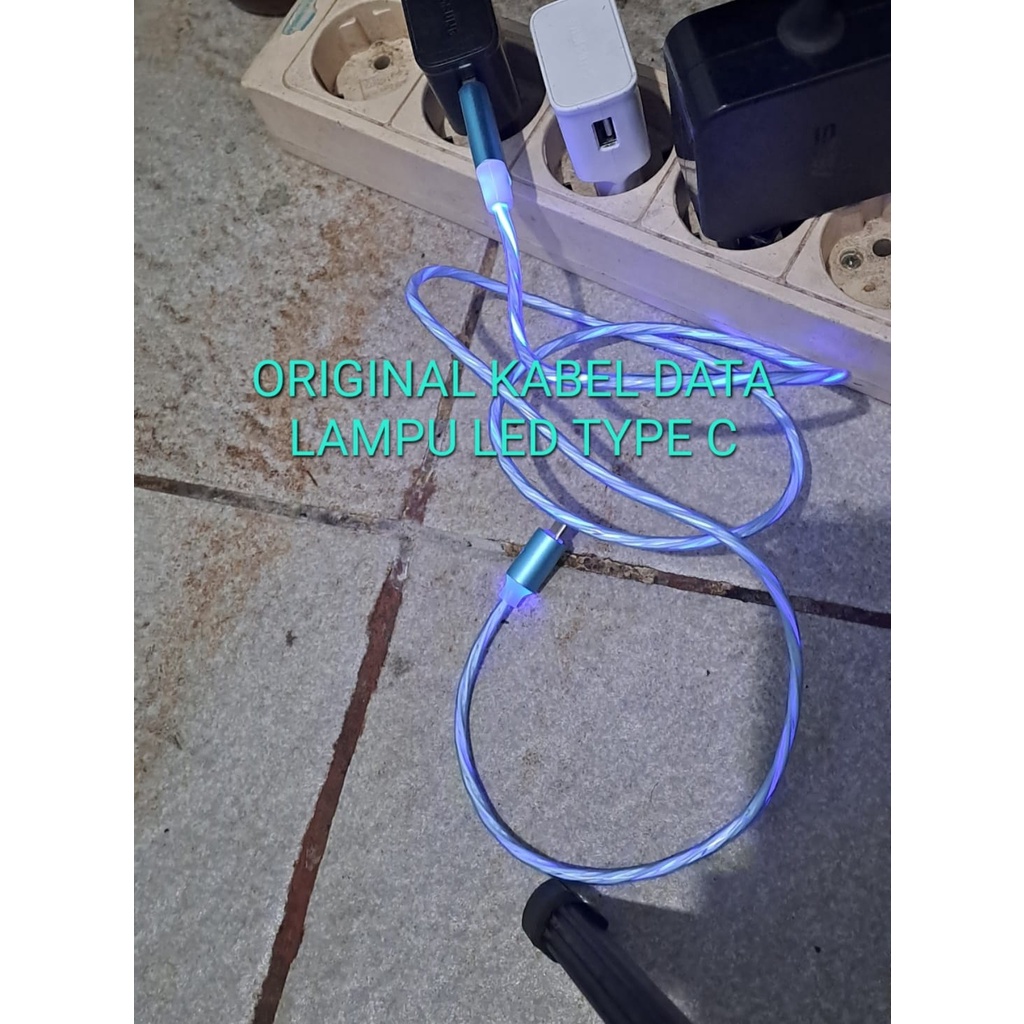 J445 KABEL DATA LAMPU LED USB TYPE C 5A support fast charging cable cas qualcom quick charge flash maximum speed quallcom charger hp handphone androit faster multi universal original qc tc MULTI CASAN SPEED Faster Charging High transmis serat tebal