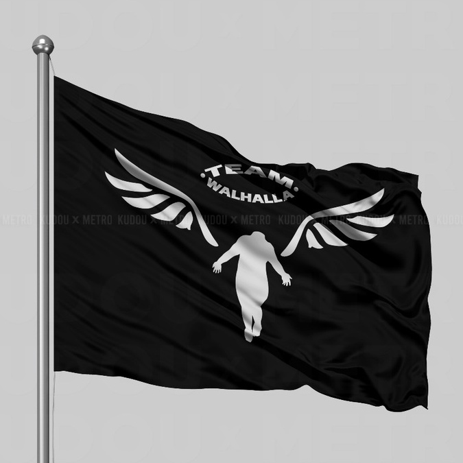 Bendera Valhalla Walhalla Geng Anime Manga Tokyo Revengers Flag