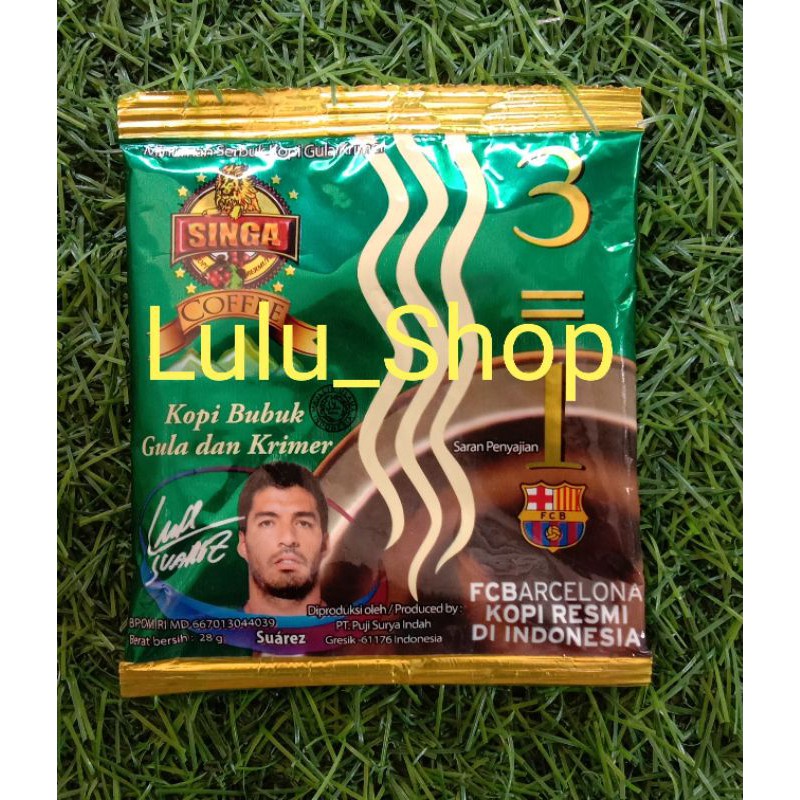 

KOPI SINGA 3 IN 1 SUSU renceng 10 sachet x 28 gram