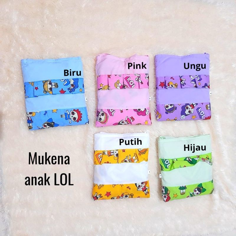 MUKENA ANAK LOL // MUKENA KARAKTER ANAK