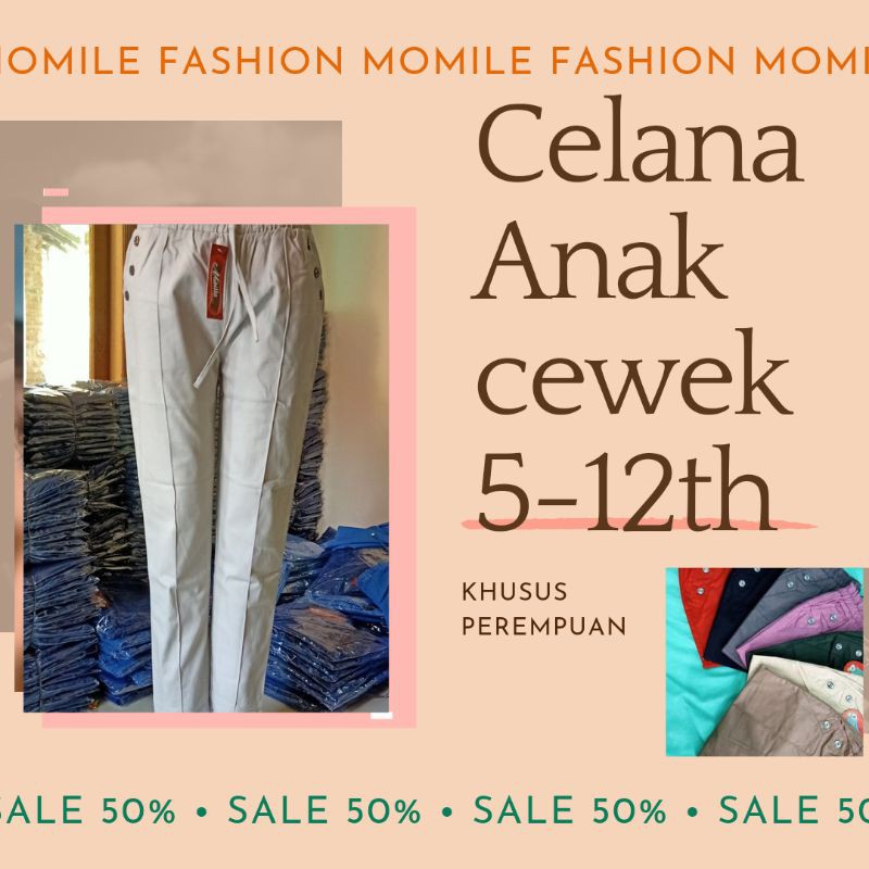 CELANA PANJANG ANAK PEREMPUAN{DELKA PANTS}