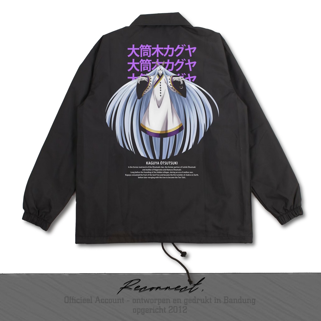 Reconnect Coach Jacket Naruto Kaguya Otsutsuki - Unisex - Anti Air