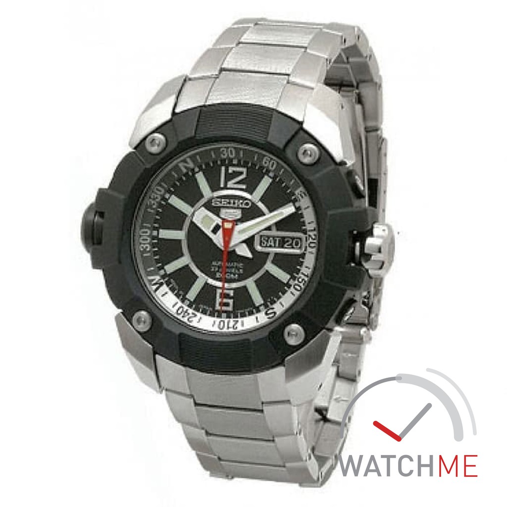 Jam Tangan Seiko 5 SKZ261K1 Automatic Black Dial 200m Stainless Steel Original Bergaransi