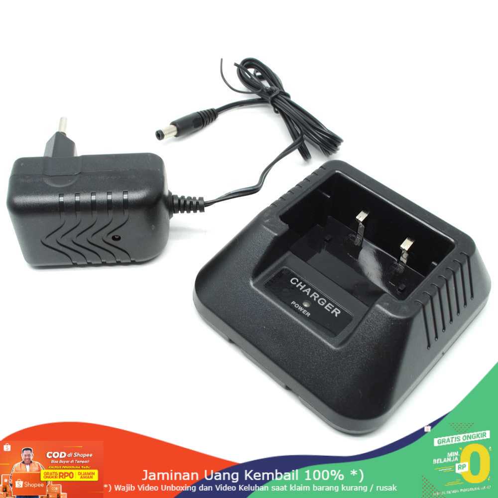 (BISA COD) RVOSTR  Walkie Talkie Battery Charger for BF-UV-5R