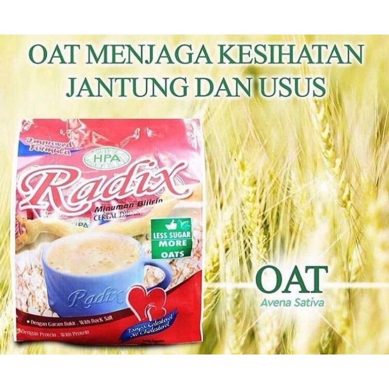 

RADIX SAREAL HPA, SARAPAN SEHAT, BAGUS UNTUK LAMBUNG, JANTUNG, DAN USUS