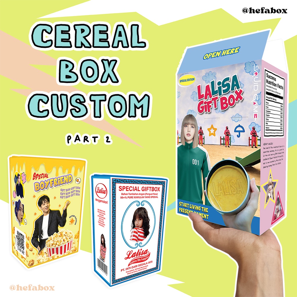 

CEREAL BOX / GIFTBOX CUSTOM [[Katalog Hefabox 2]