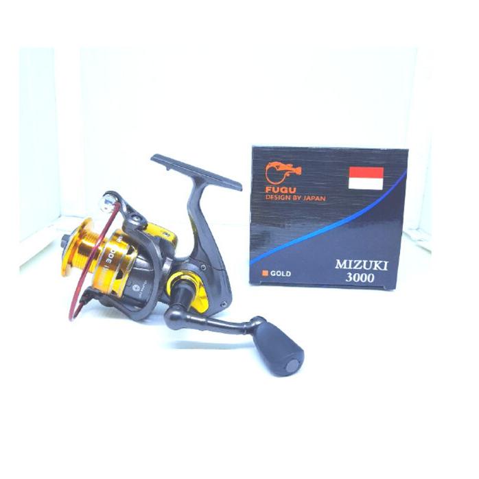 Reel Pancing Fugu Mizuki Ukuran 800-3000 Spool Besi 10 Ball Bearing Terlaris R12B